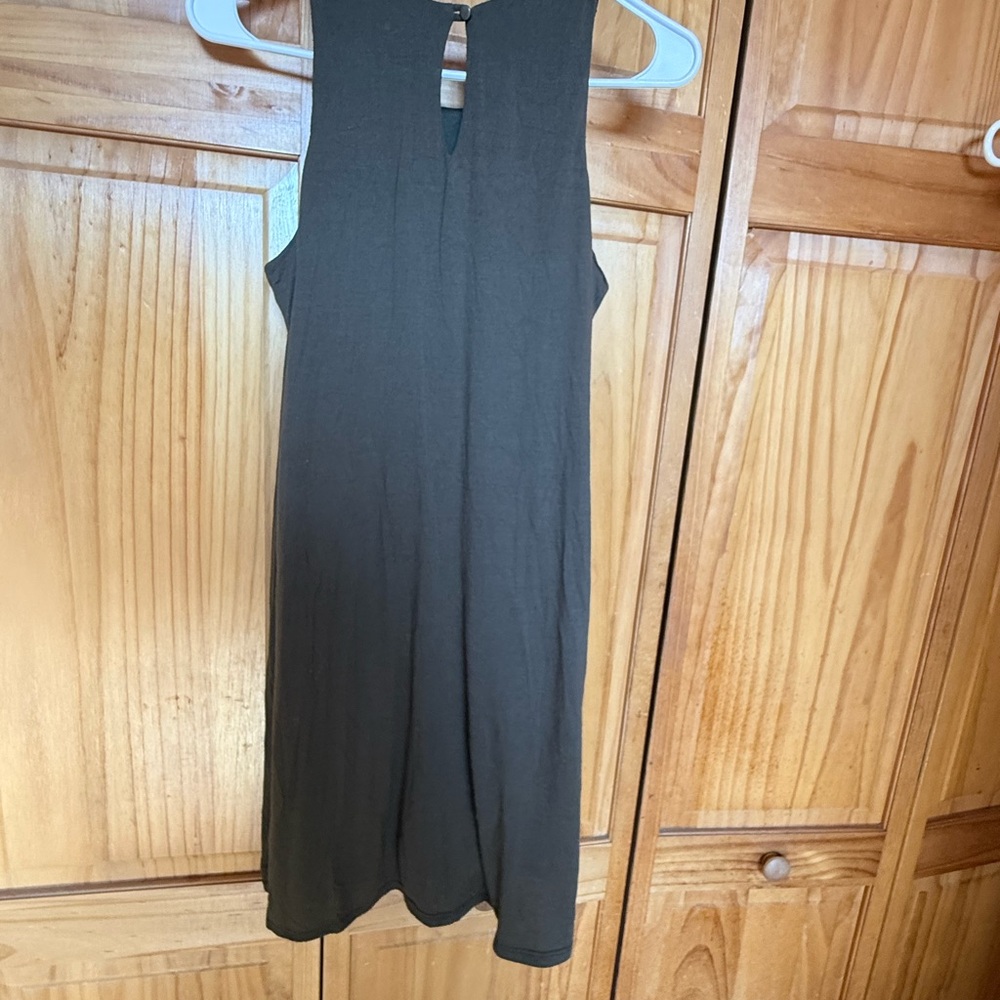 Altar'd State Sleeveless Black Midi Dress